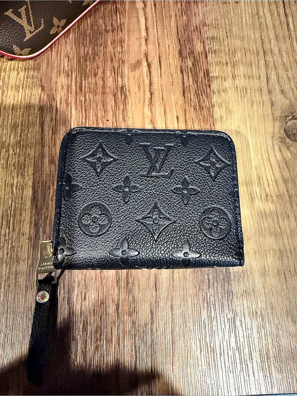 Zippy Coin Purse Monogram Empreinte Black Wallet